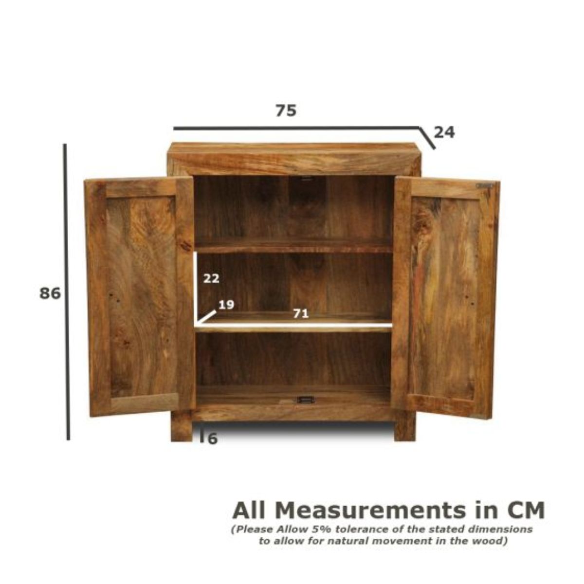 Trade Furniture Mango Wood DVD Cabinet