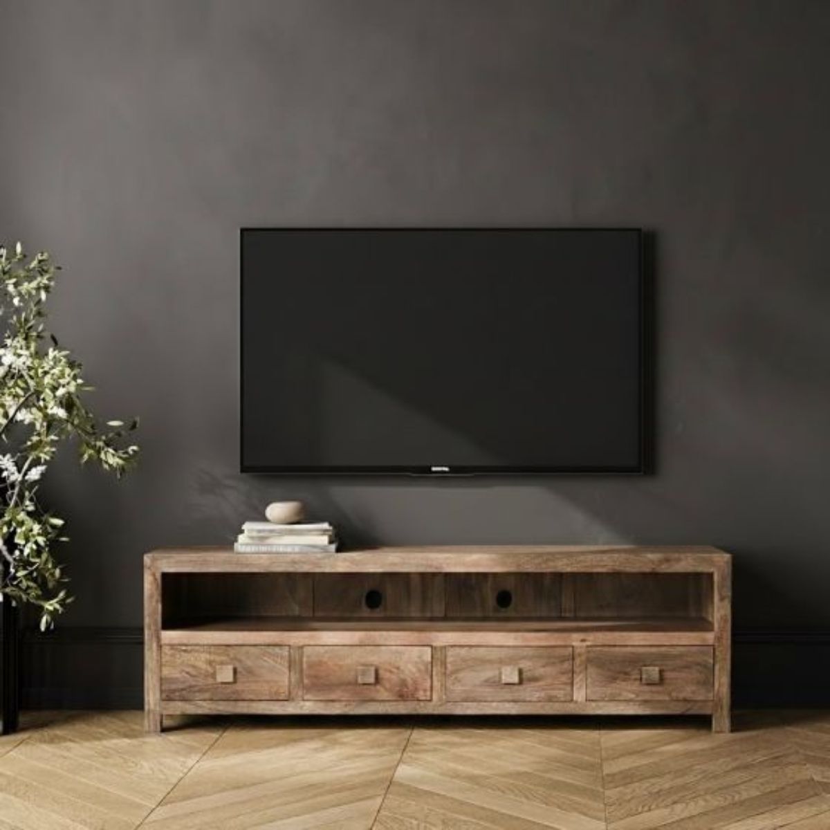 Trade Furniture Mango Wood Large 200cm Media Unit