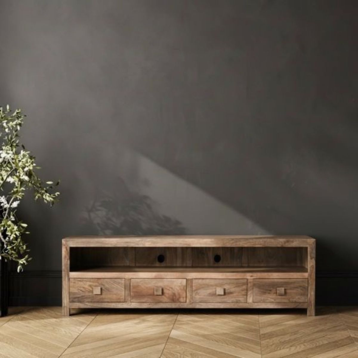 Trade Furniture Mango Wood Large 200cm Media Unit