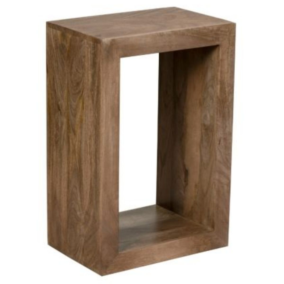 Trade Furniture Mango Wood Rectangular Cube