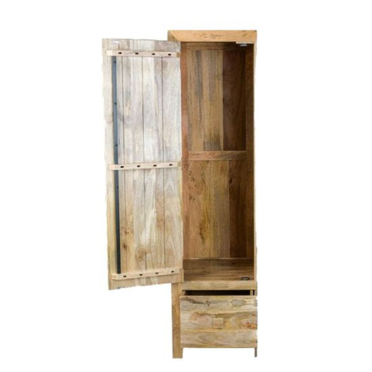 Trade Furniture Mango Wood Single Wardrobe (Left)
