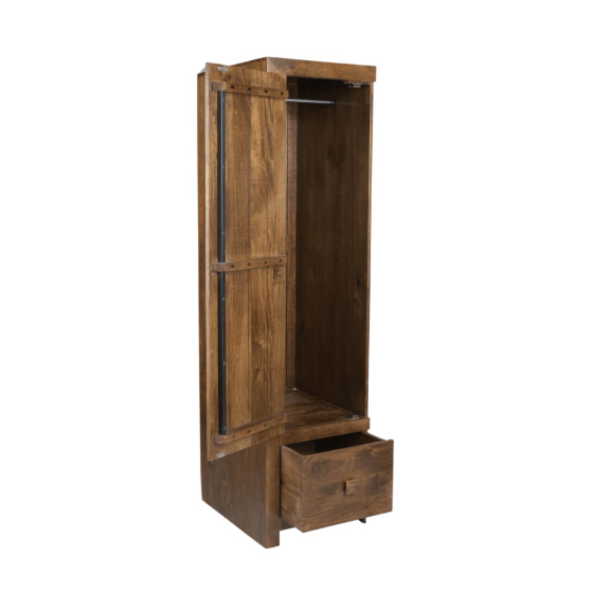 Trade Furniture Mango Wood Single Wardrobe (Left)