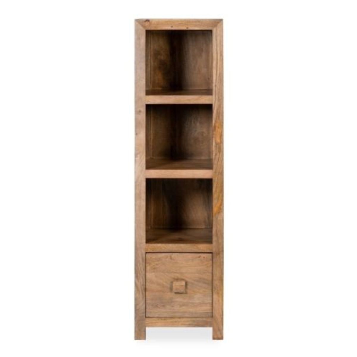 Trade Furniture Mango Wood Slim Drawer 40cm Bookcase