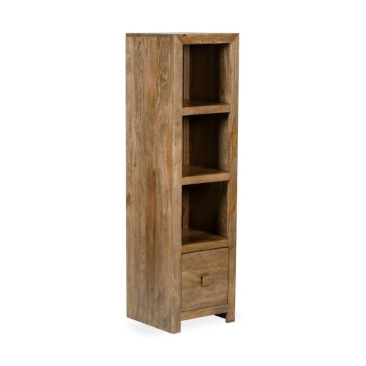 Trade Furniture Mango Wood Slim Drawer 40cm Bookcase