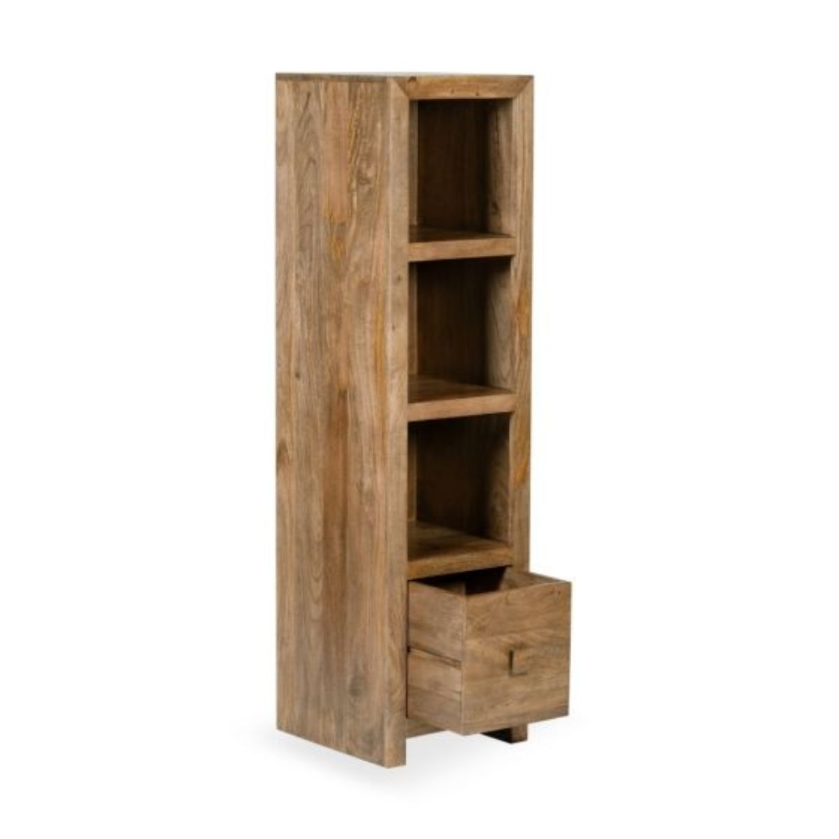 Trade Furniture Mango Wood Slim Drawer 40cm Bookcase