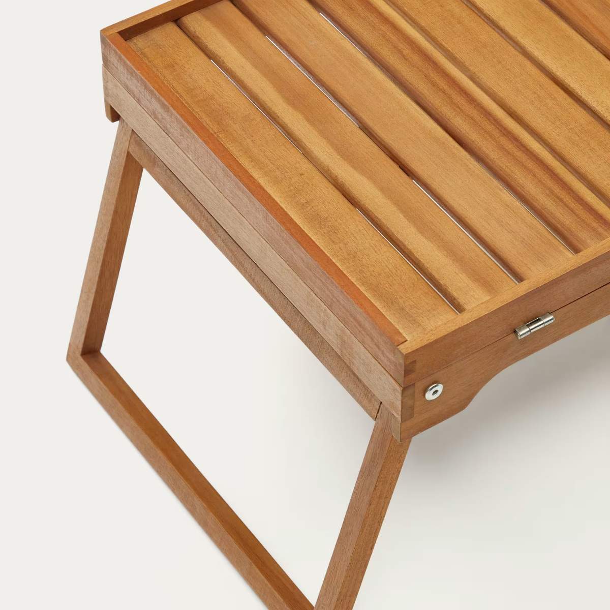 Kave Home Mani folding tray made from solid acacia wood FSC 100%