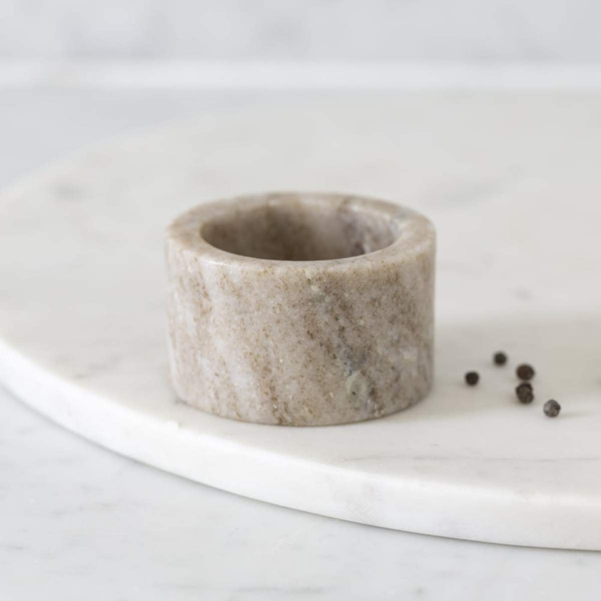 Grand Illusions Marble Salt Cellar Sand