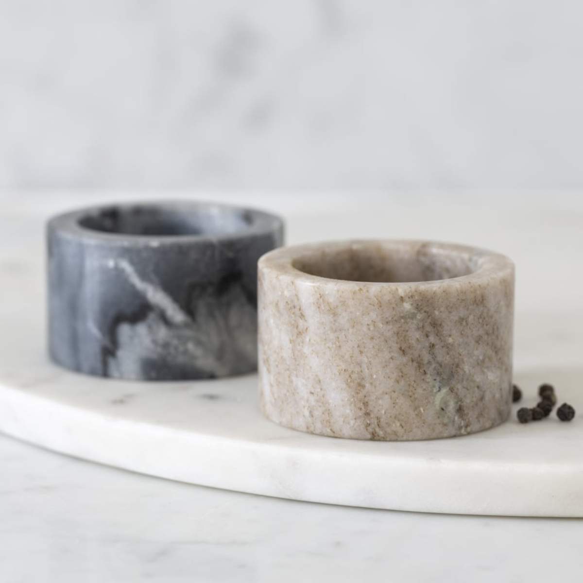 Grand Illusions Marble Salt Cellar Sand