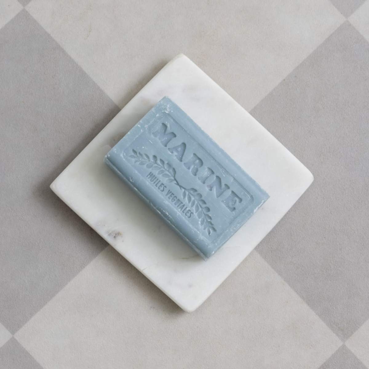 Grand Illusions Marble Soap Dish Square