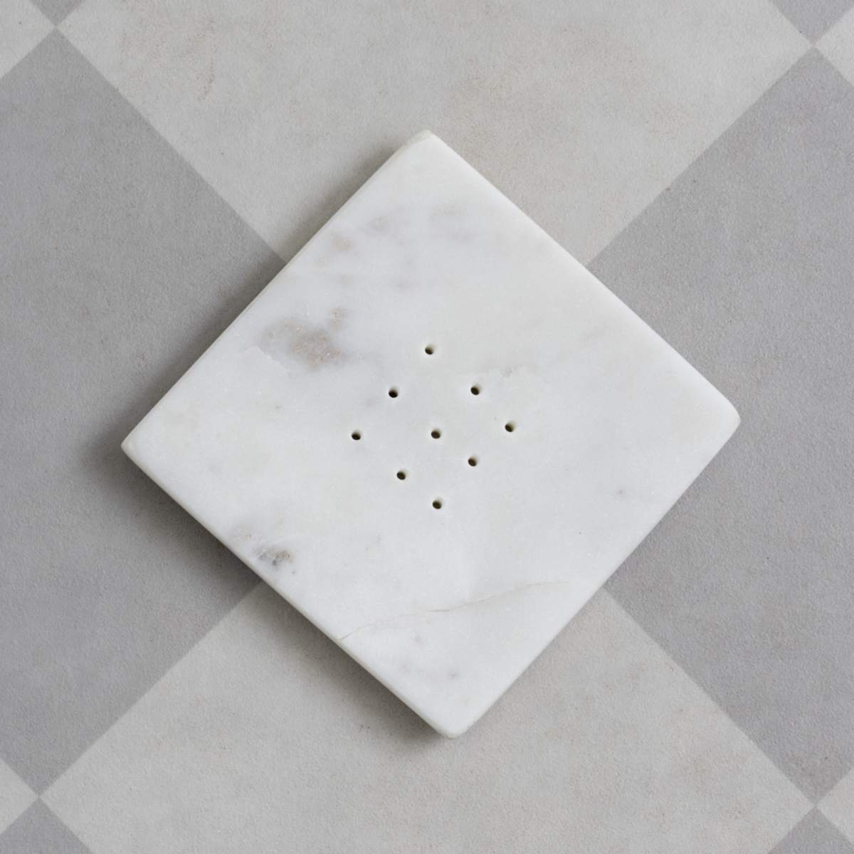 Grand Illusions Marble Soap Dish Square