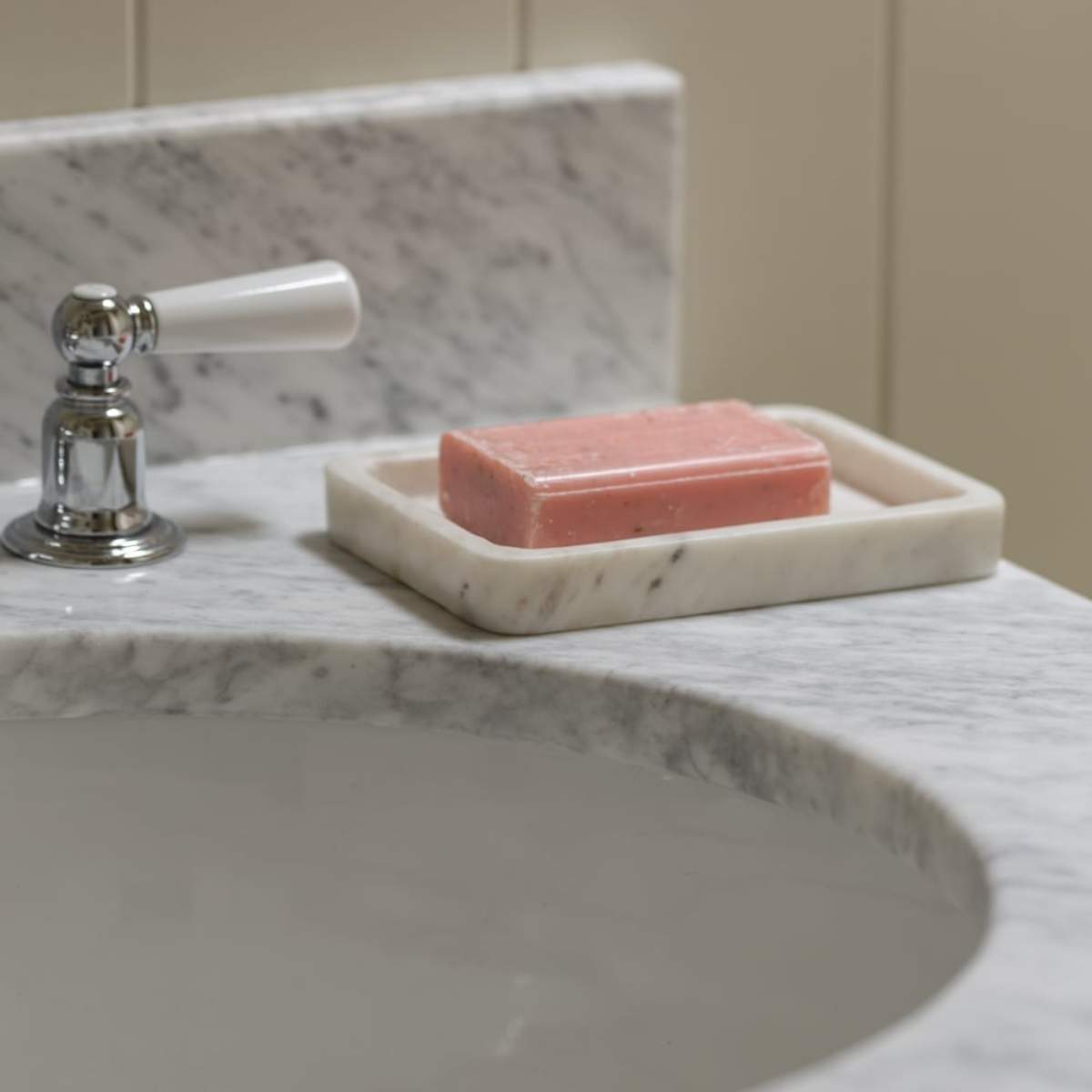 Grand Illusions Marble Soap Dish