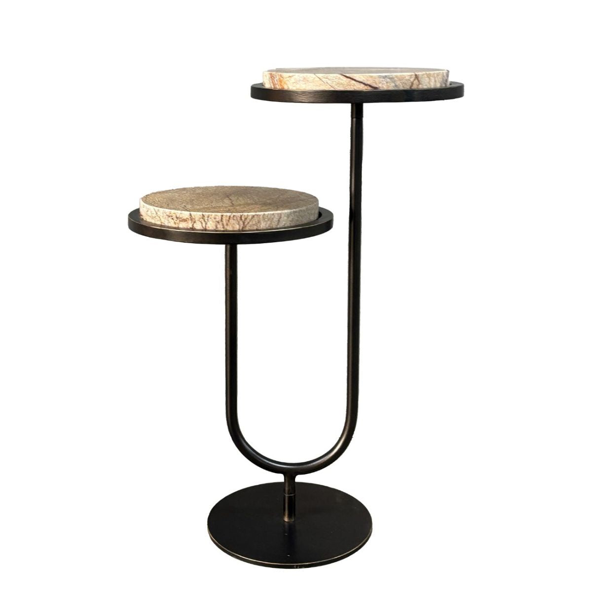Libra Interiors Marco Accent Table Forest Brown