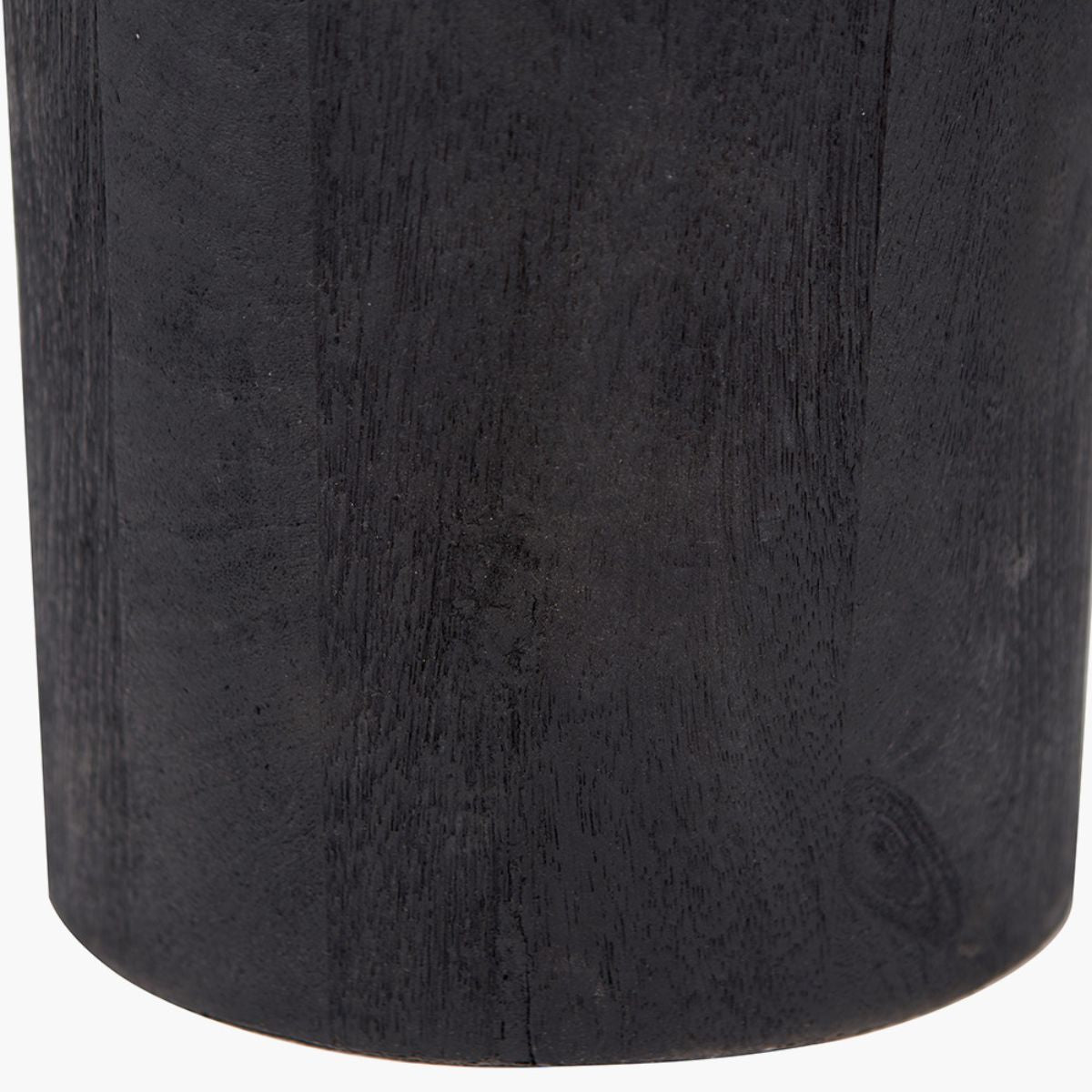 Pacific Lifestyle Marin Black Wood Tall Neck Floor Lamp Base