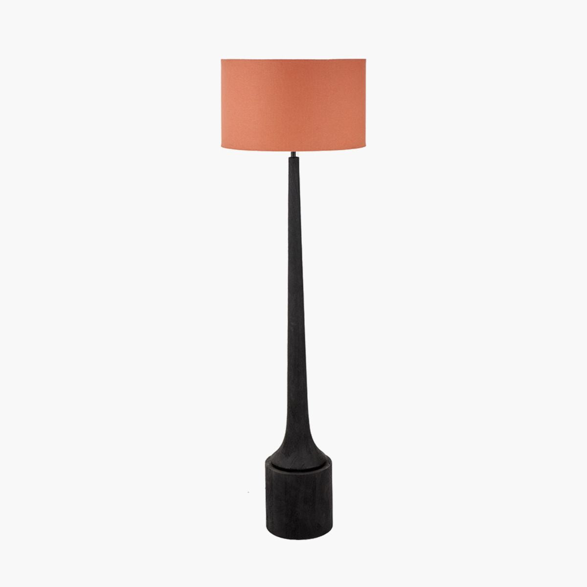 Pacific Lifestyle Marin Black Wood Tall Neck Floor Lamp Base