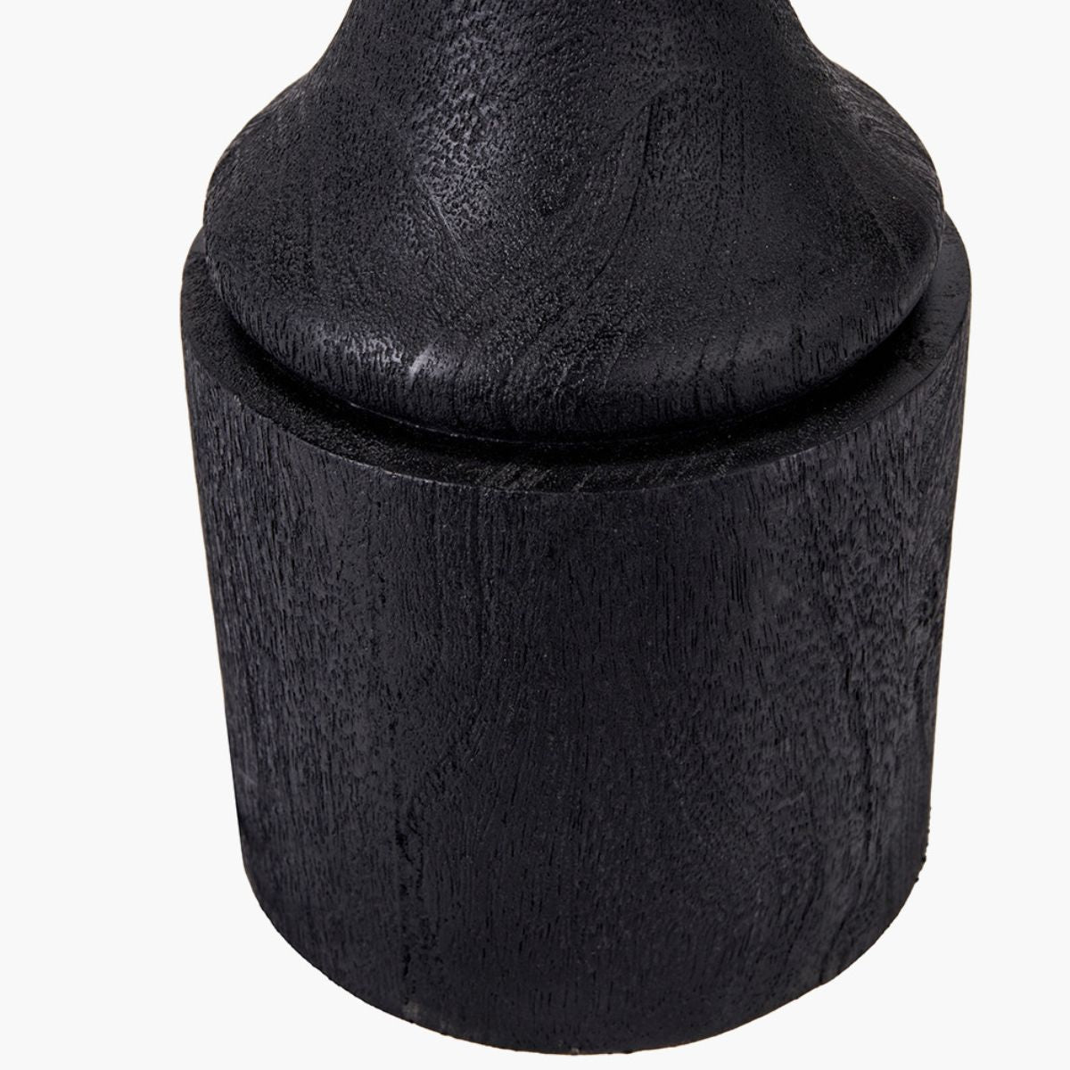 Pacific Lifestyle Marin Black Wood Tall Neck Table Lamp Base