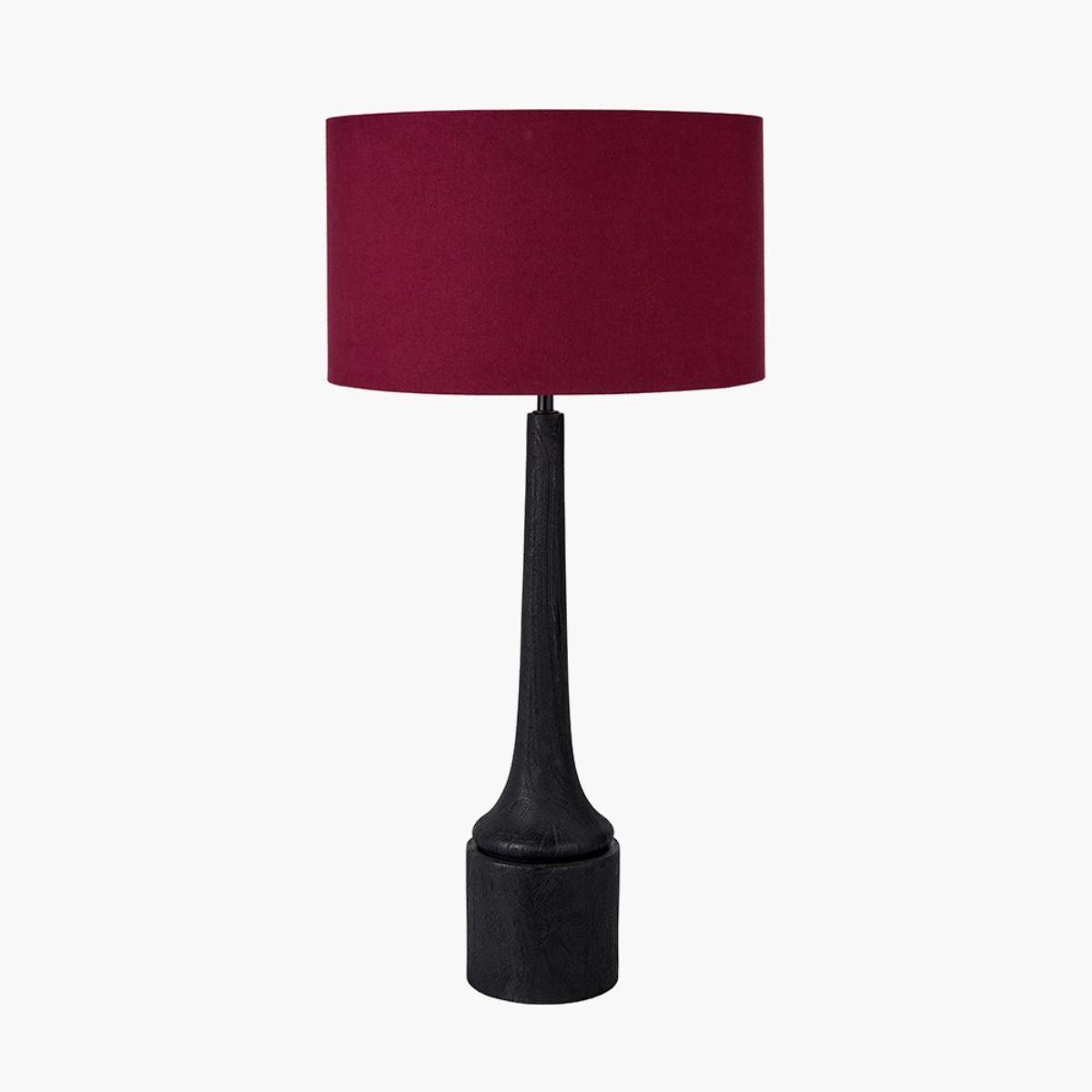 Pacific Lifestyle Marin Black Wood Tall Neck Table Lamp Base