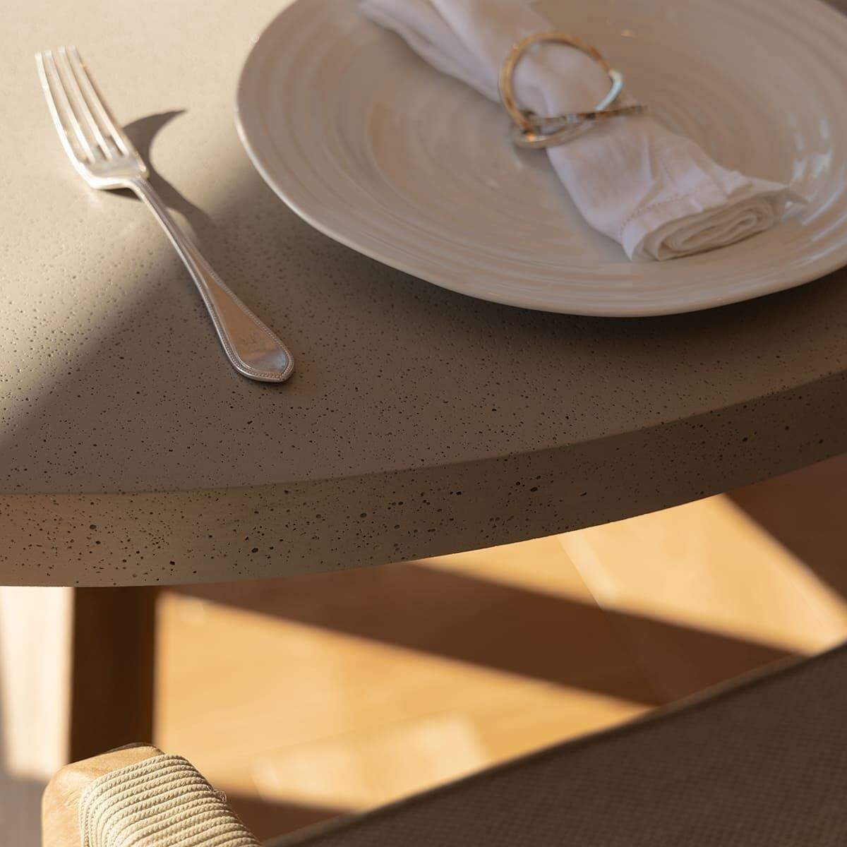 Maze - Martinique Rope Weave 6 Seat Round Dining Set