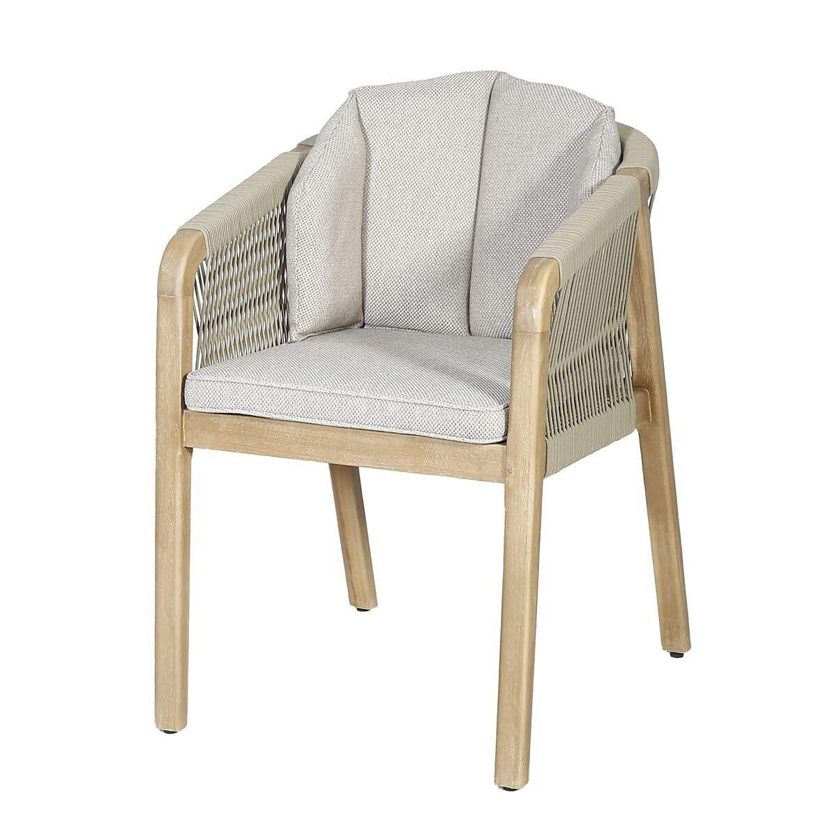 Maze - Martinique Rope Weave 6 Seat Round Dining Set