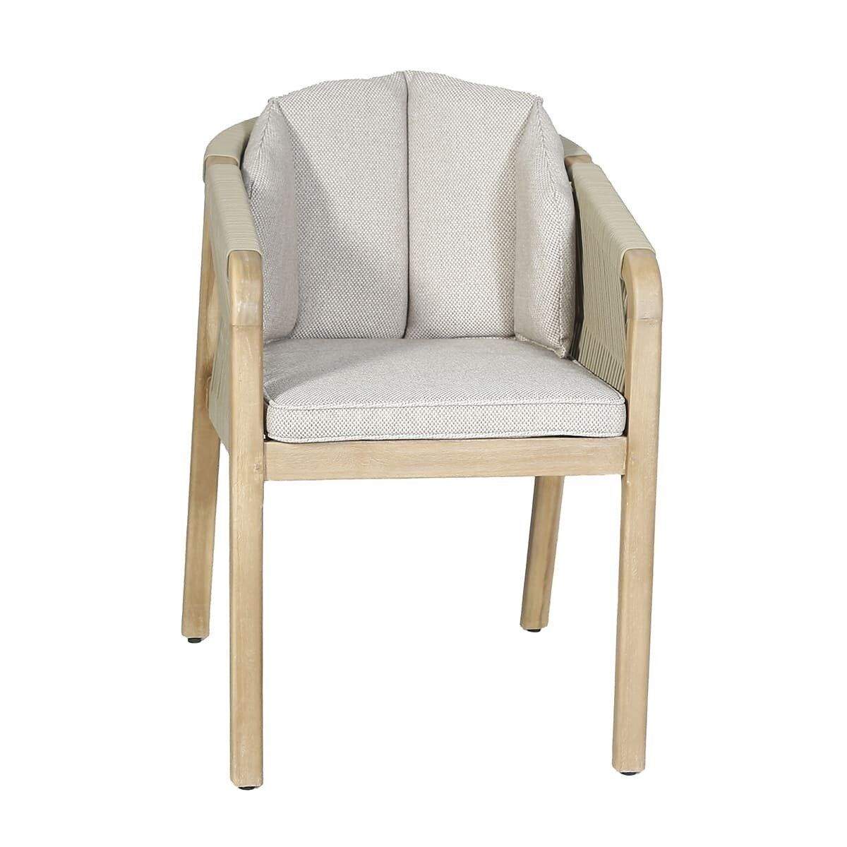 Maze - Martinique Rope Weave 6 Seat Round Dining Set