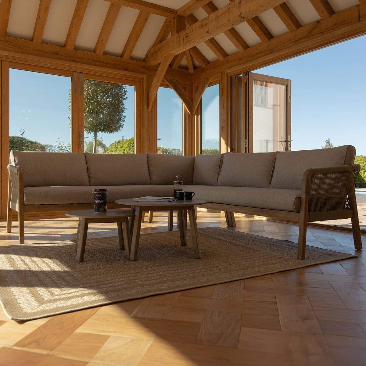 Maze - Martinique Rope Weave Corner Sofa Set