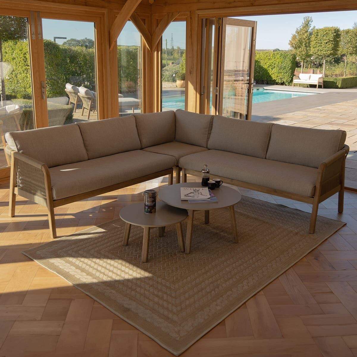Maze - Martinique Rope Weave Corner Sofa Set