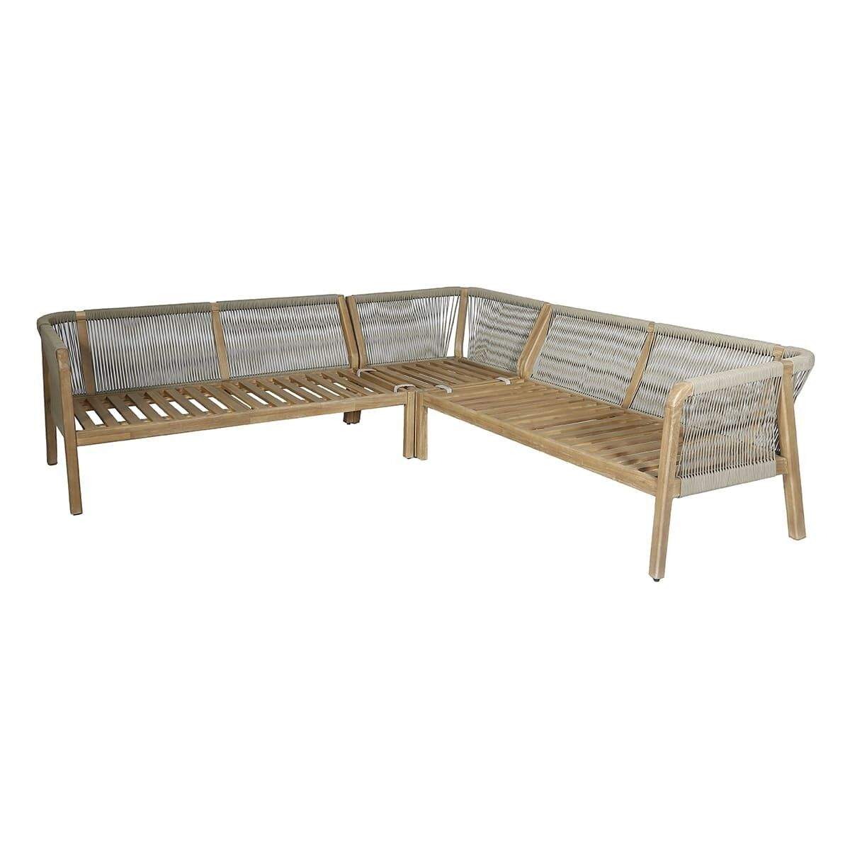 Maze - Martinique Rope Weave Corner Sofa Set