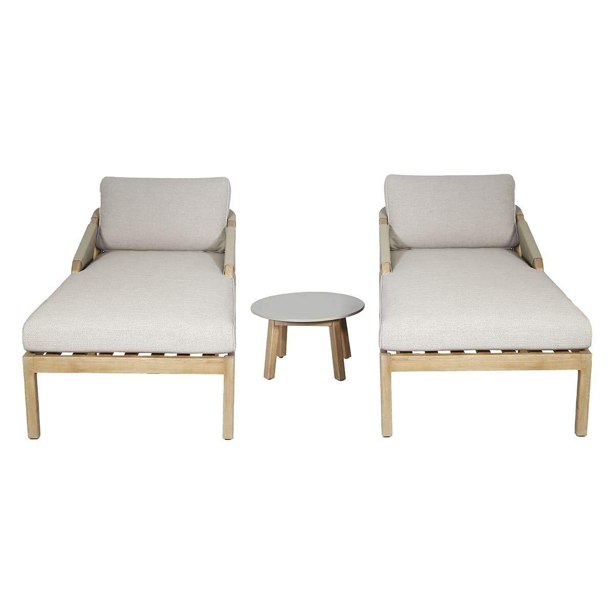 Maze - Martinique Rope Weave Double Sunlounger Set
