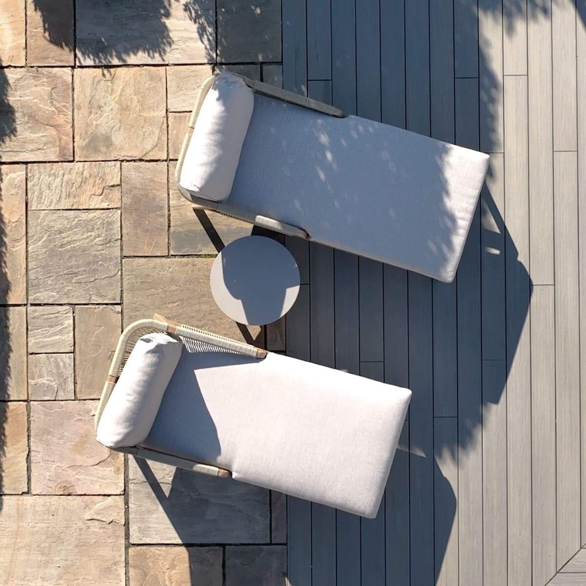 Maze - Martinique Rope Weave Double Sunlounger Set