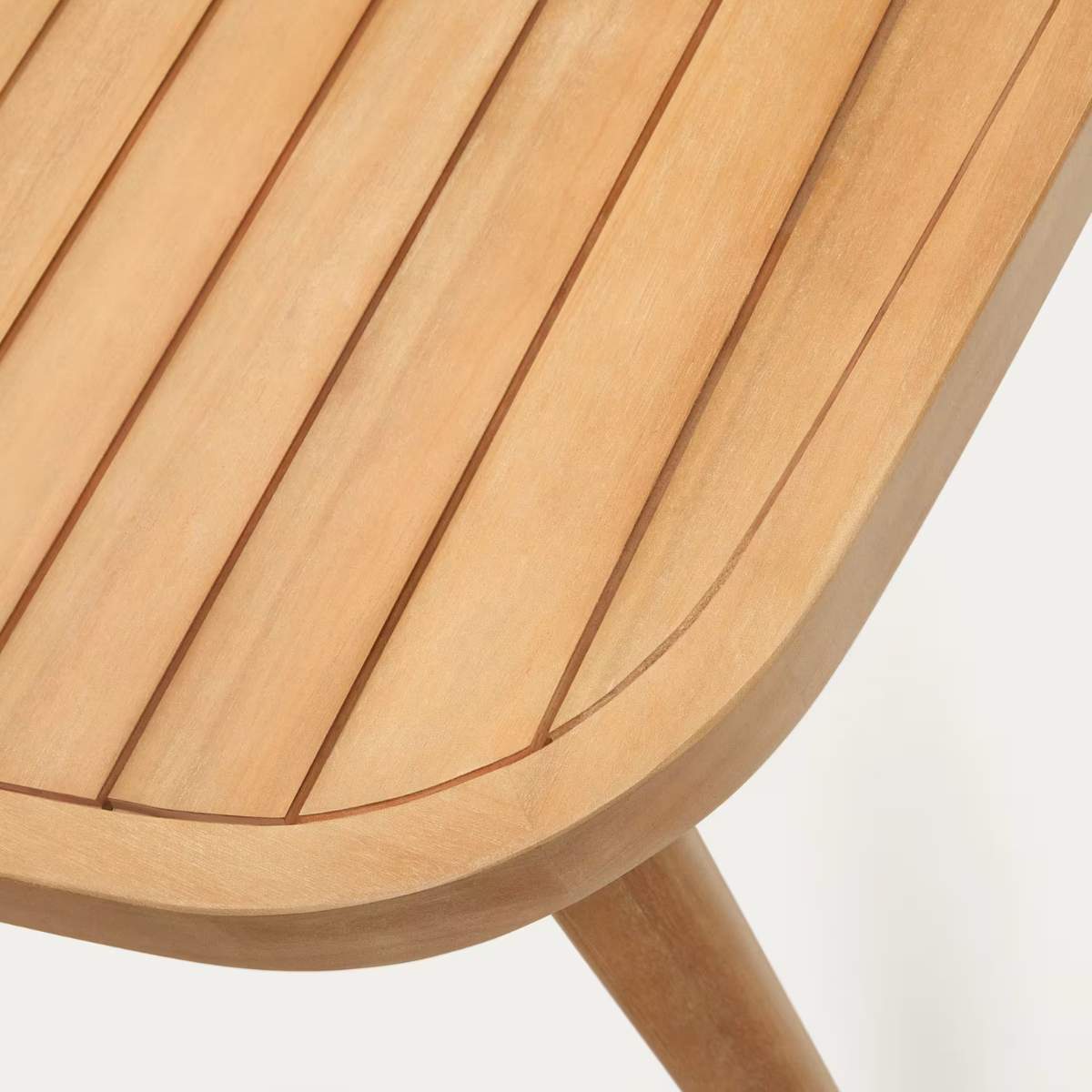 Kave Home Maset 100% outdoor suitable table in solid eucalyptus wood, 170 x 90 cm, FSC