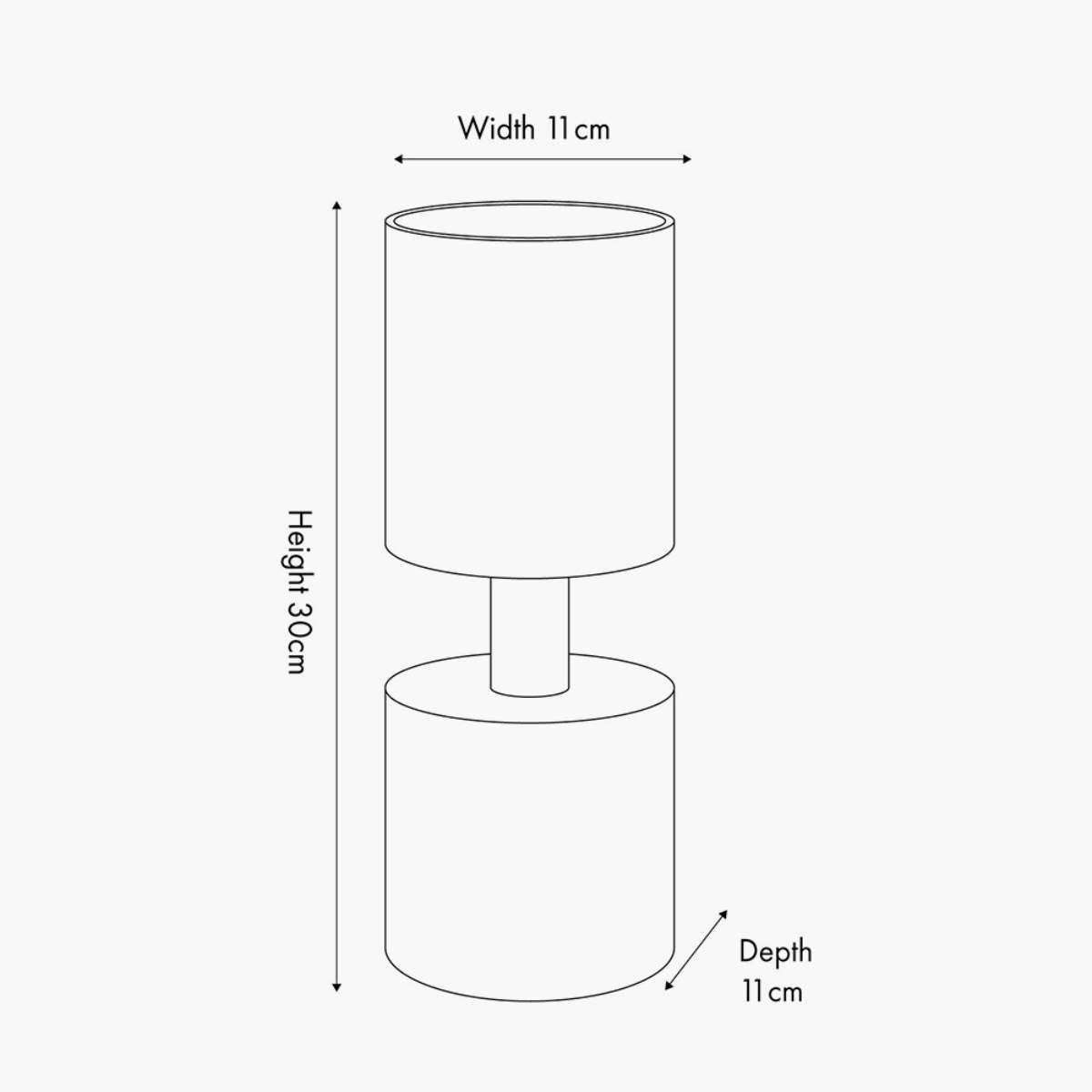 Pacific Lifestyle Matt Black Metal Pillar Candle Holder