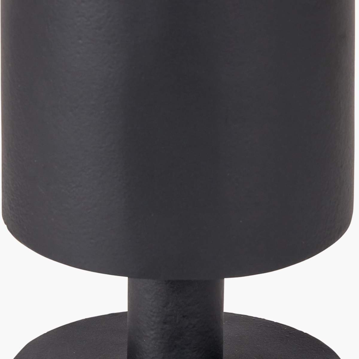 Pacific Lifestyle Matt Black Metal Pillar Candle Holder