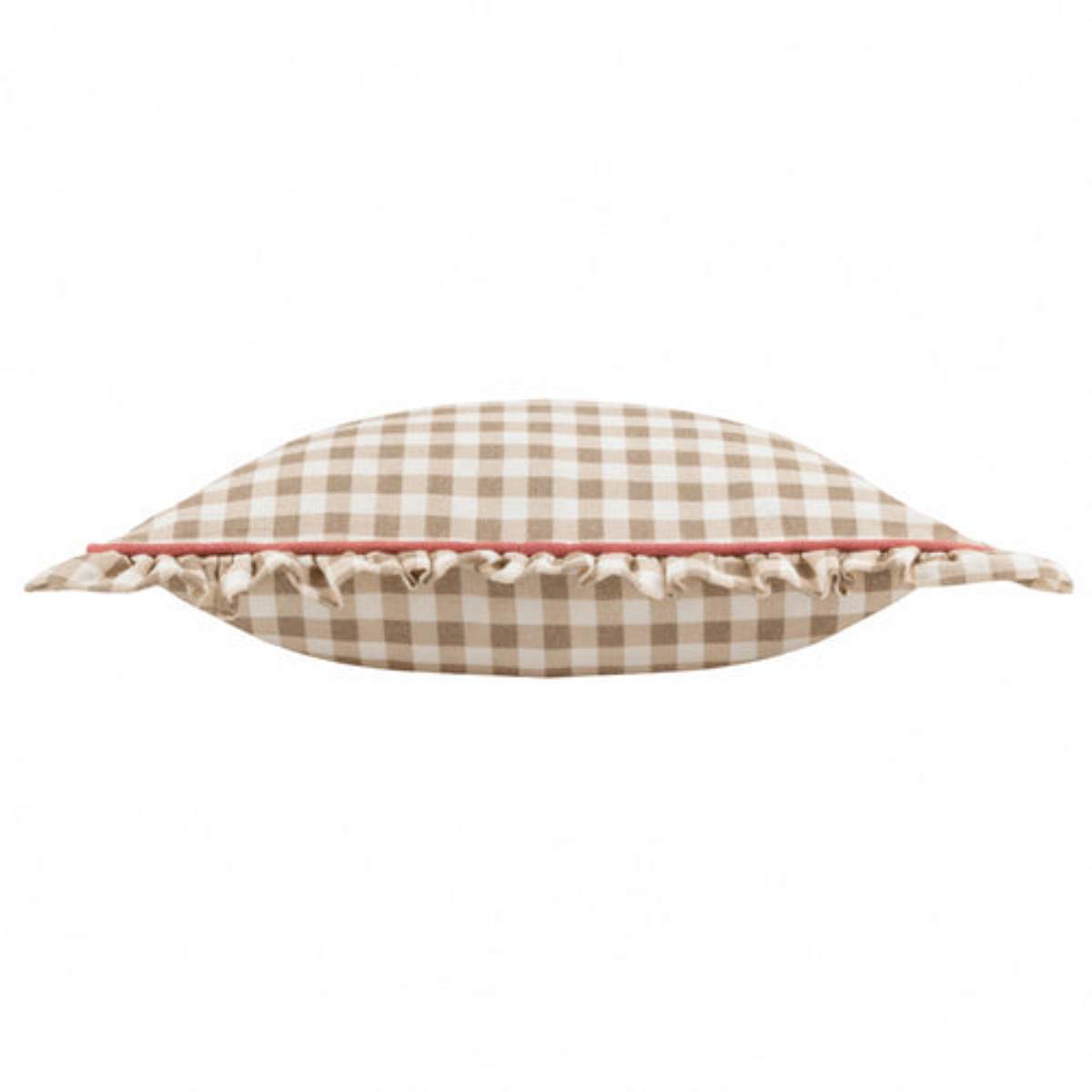Furn Maude Gingham Reversible Piped Cushion