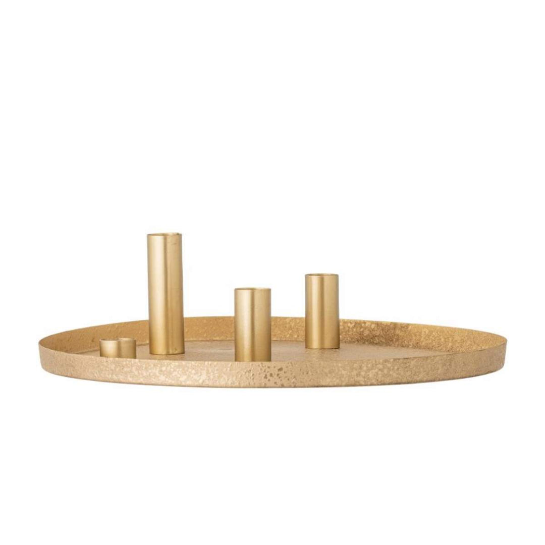 Bloomingville Maxime Candle Holder Gold Metal