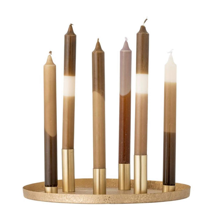 Bloomingville Maxime Candle Holder Gold Metal