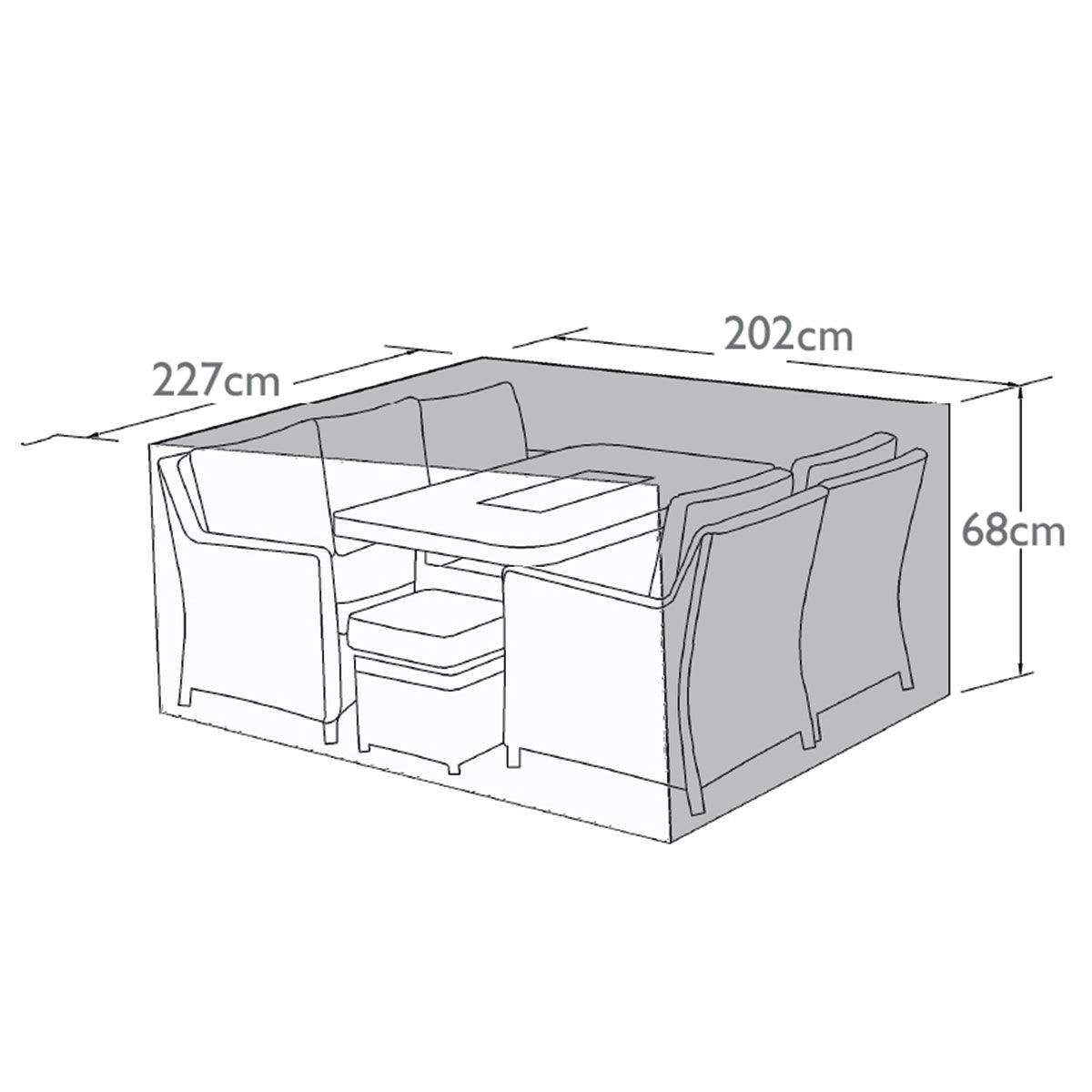 Maze - Large 3 Seat Sofa Set Garden Furniture Cover
