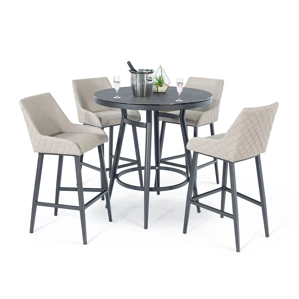 Maze Regal 4 Seat Round Bar Set