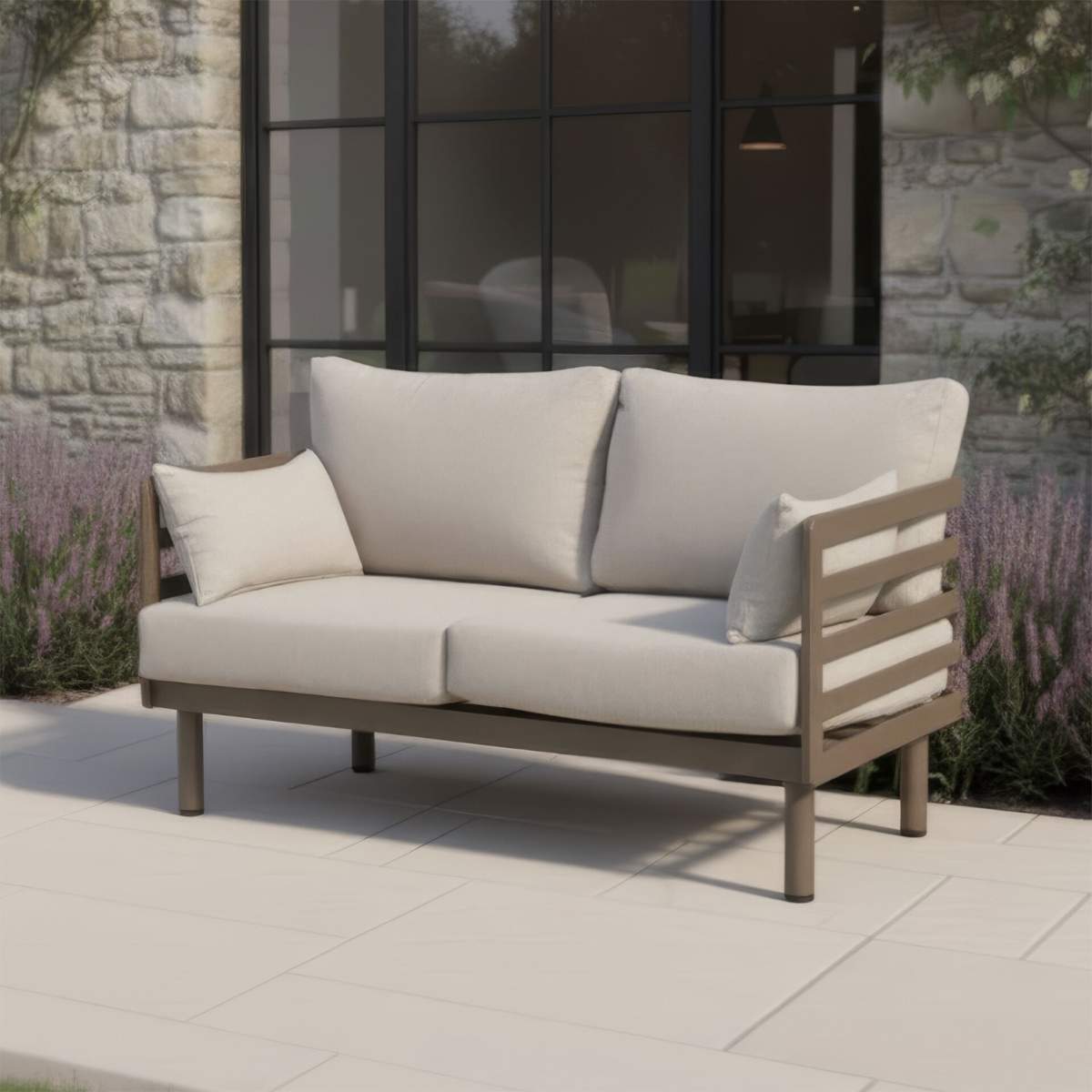 Maze Metro Aluminium 2 Seat Sofa Set