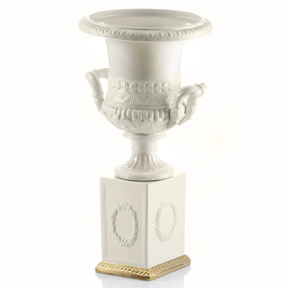 Villari Medici Vase - White