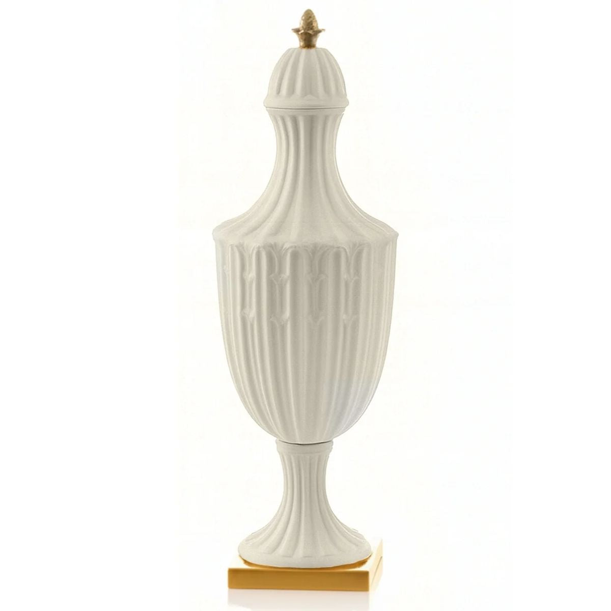 Villari Megeve Potiche - White