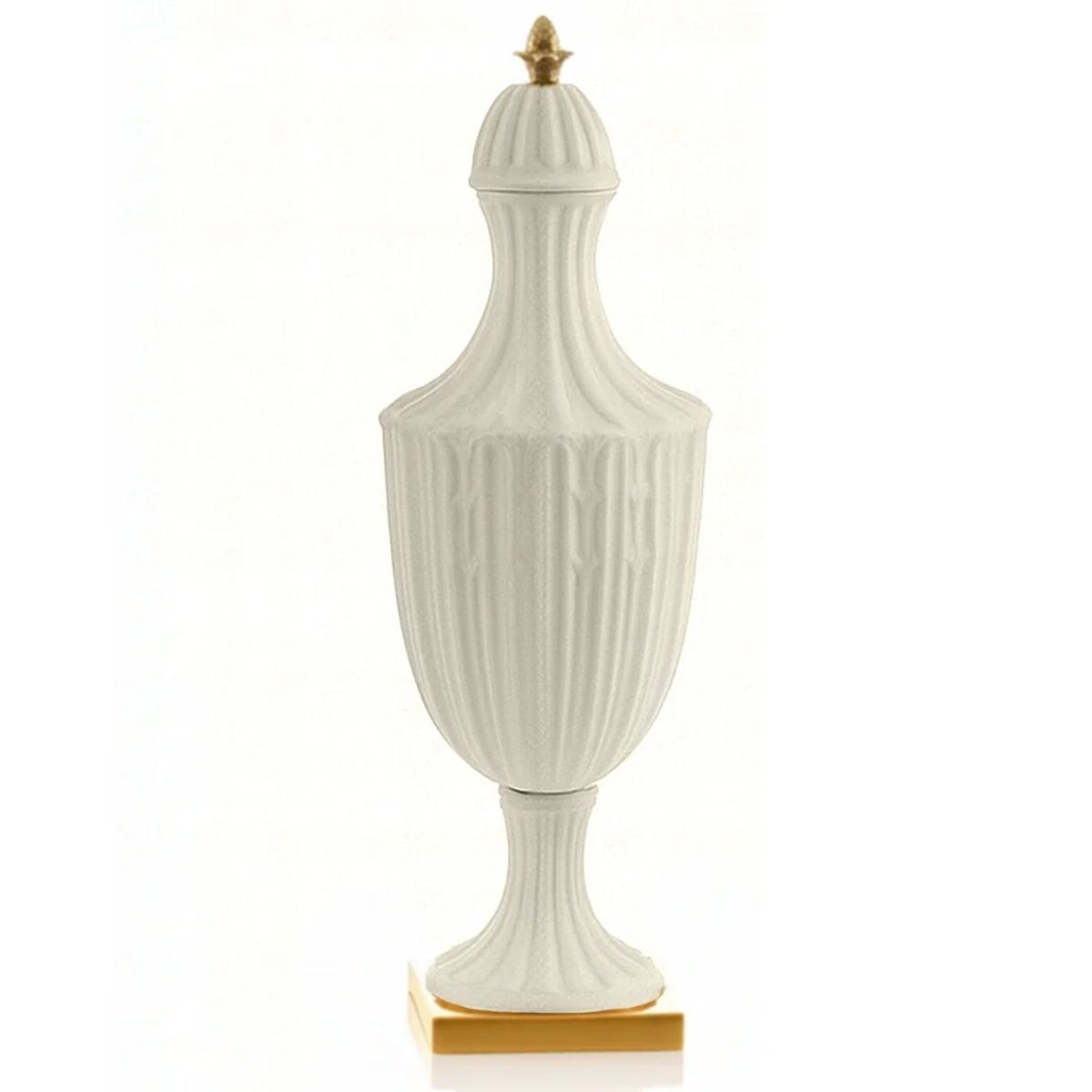 Villari Megeve Small Potiche - White
