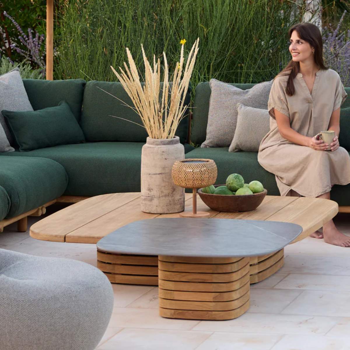 Cane-line Mellow Coffee Table, Square - Large