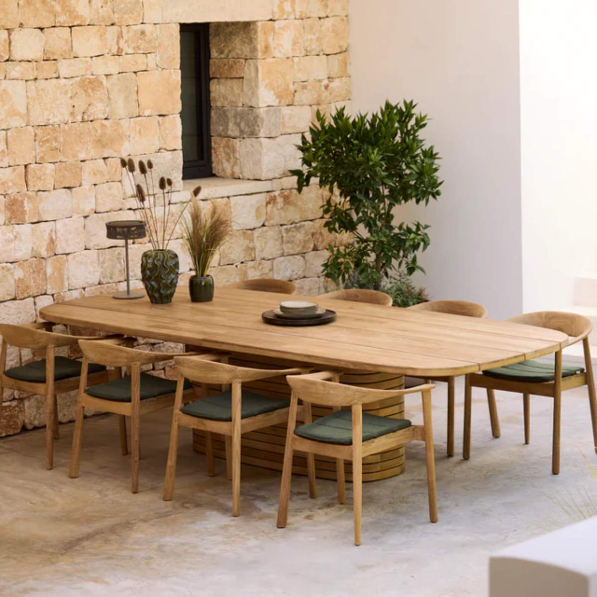Cane-line Mellow Dining Table, Oval - Large