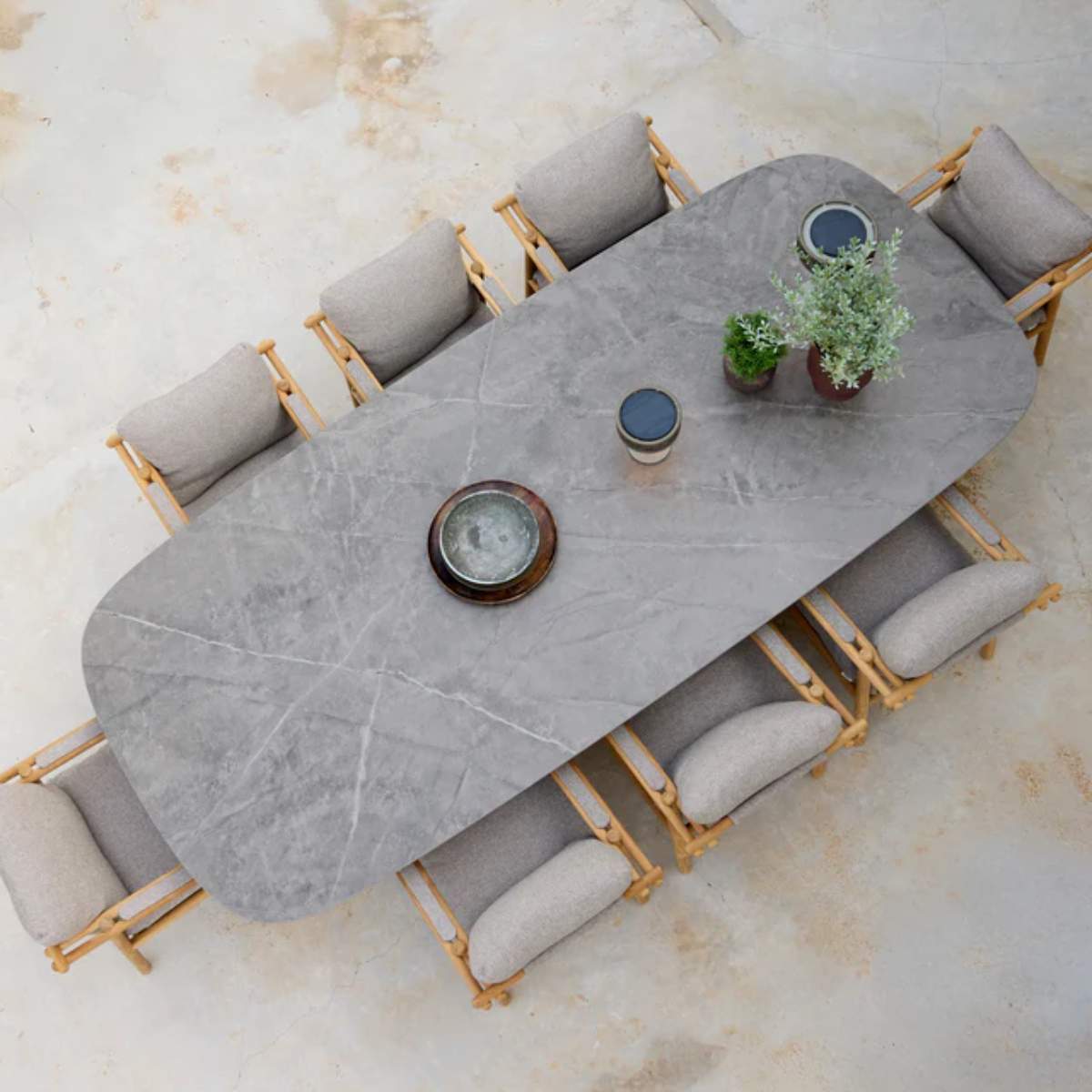 Cane-line Mellow Dining Table, Oval - Medium
