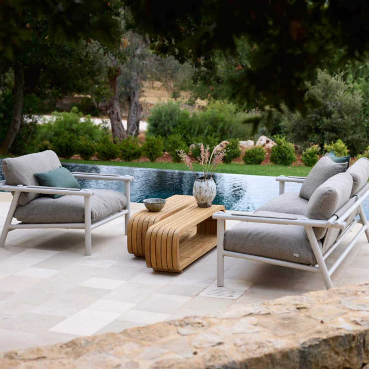Cane-line Mellow Sofa Module/Coffee Table