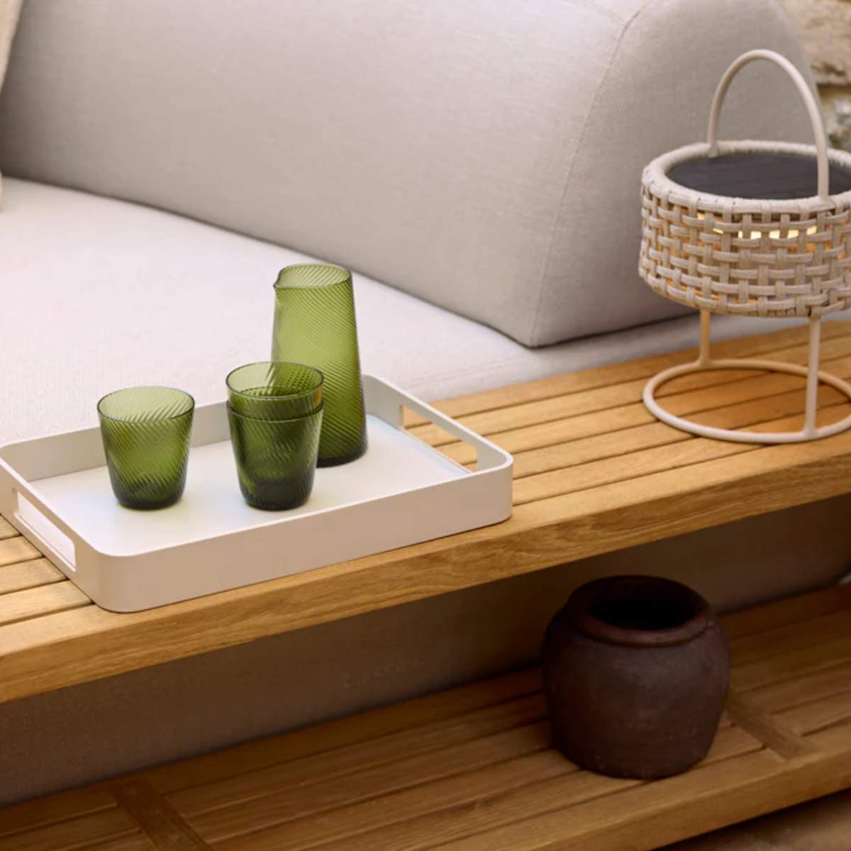 Cane-line Mellow Sofa Module/Coffee Table