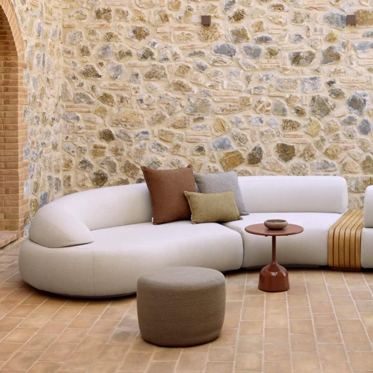 Cane-line Mellow Sofa Module Right w/Long Backrest