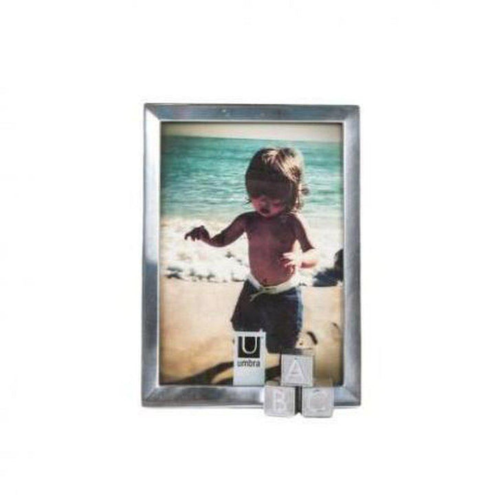 Memoire Silver 5x7-inch Baby Photo Frame - Umbra-Beaumonde