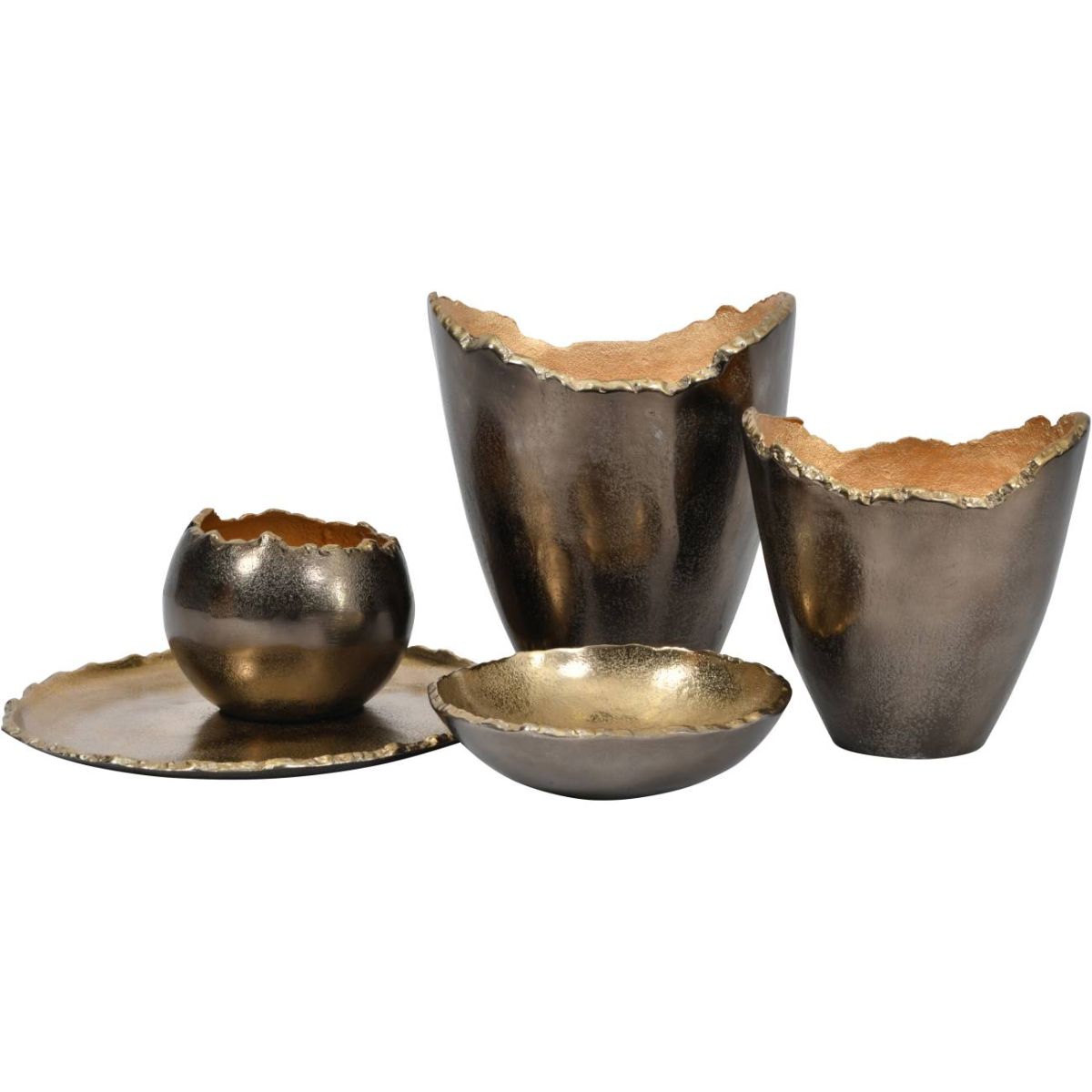 Libra Interiors Merapi Lava 22cm Bowl - Set of 2
