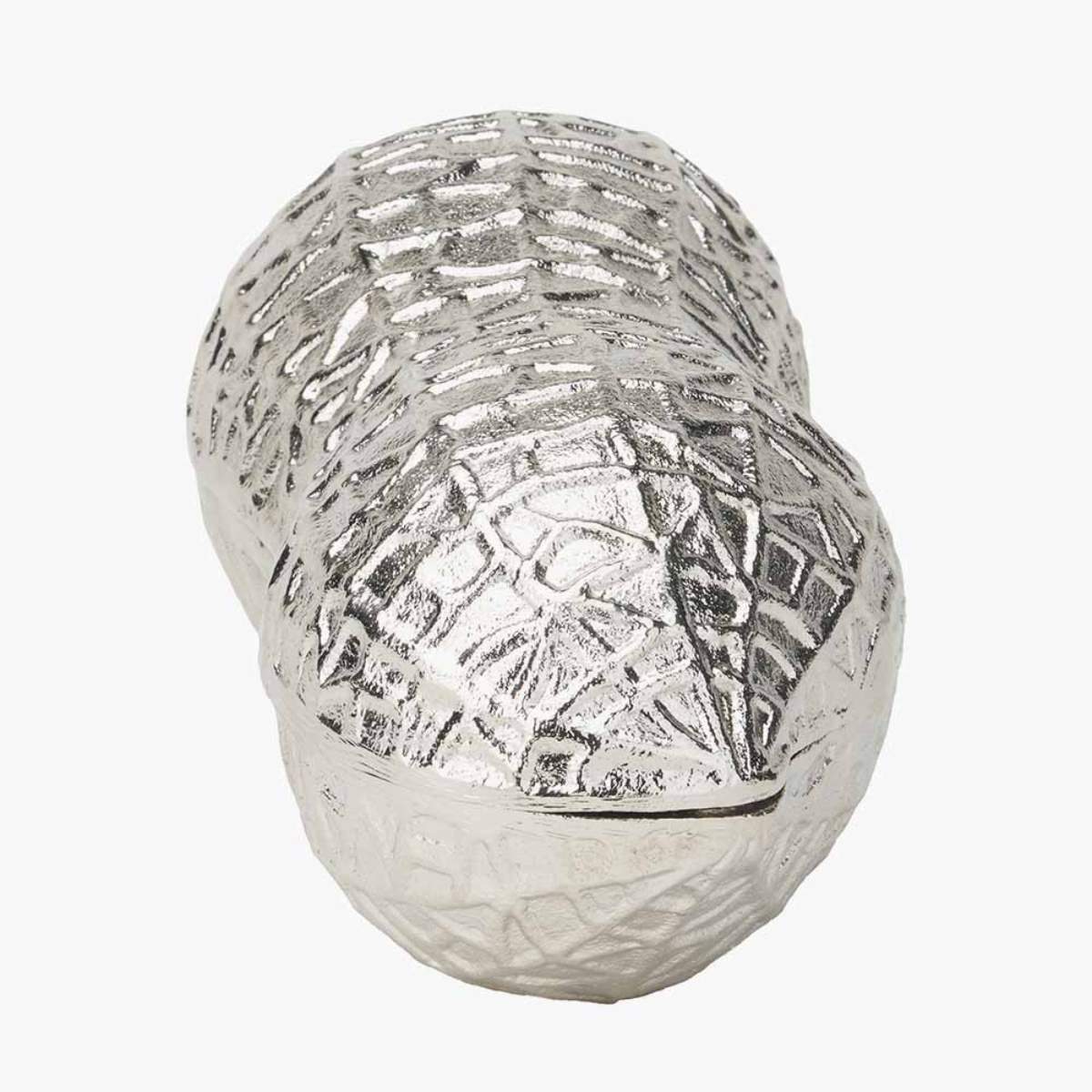 Pacific Lifestyle Metal Peanut Lidded Trinket Bowl