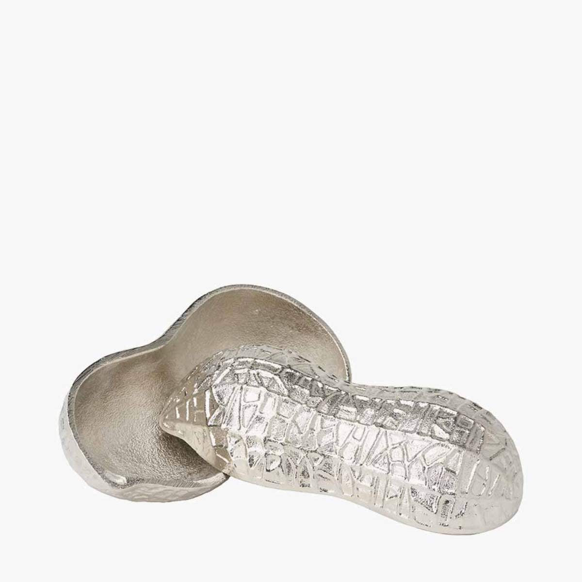 Pacific Lifestyle Metal Peanut Lidded Trinket Bowl